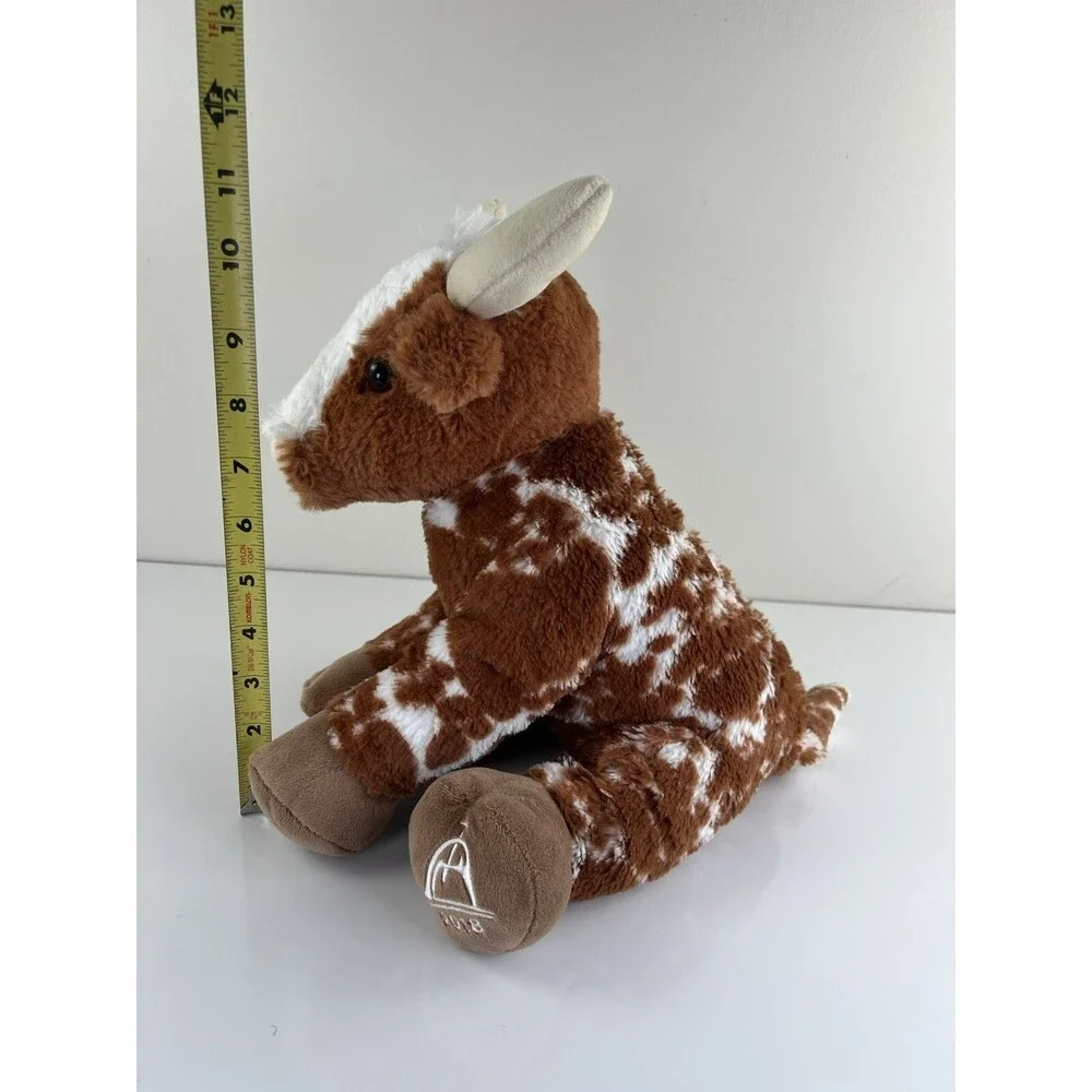 Build A Bear Longhorn Spotted Bull Cow Stuffed Animal The Shrine Way of Lights